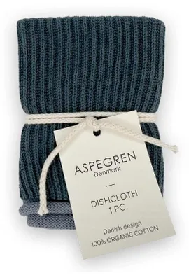 Produktbild von Abwaschtuch Ripple gestrickt, Farbe:navy
