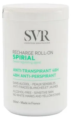 Image de SVR Deodorant Spirial Déodorant anti-transpirant 48H