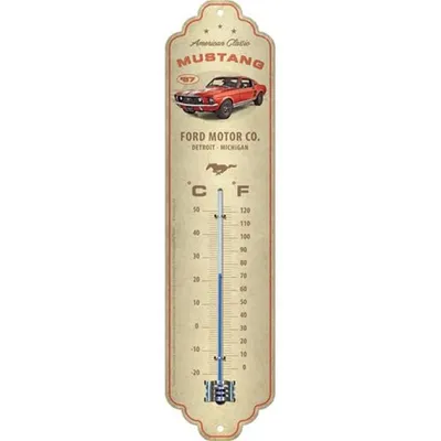 Image de Nostalgic-Art - Thermomètre - Ford Mustang - GT 1967 Red