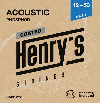 Produktbild von Henry's Coated Phosphor 12-53 Saiten für Akustikgitarre