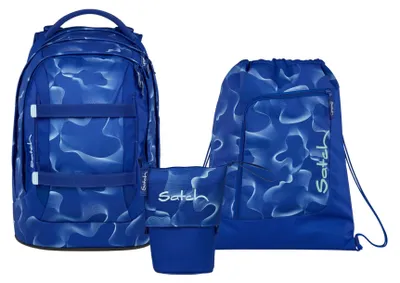 Produktbild von Satch, Schulrucksack-Set PACK Vibrant Blue 3-teilig, ab 5. Klasse