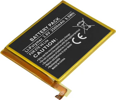 Obrázek produktu pro Avizar, Li-Polymerová baterie ZTE V8 Lite 2500mAh 3,8V, černá