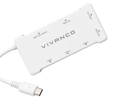 Produktbild von VIVanco™7-in-1-USB-Typ-C-Adapter