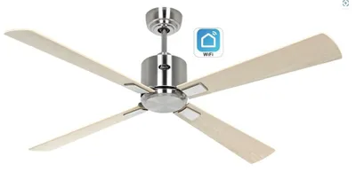 Immagine prodotto di ECO NEO III 132, Ventilatore Acciaio Spazzolato WiFi senza Luce, CasaFan