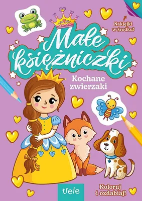 Immagine prodotto di Kochane zwierzaki. Małe księżniczki - kolorowanka z naklejkami