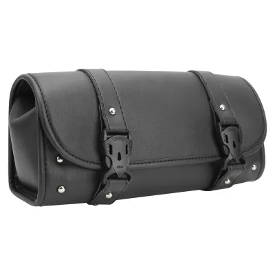 Image de Sac de rangement en cuirPolyuréthanepour outils, organiseur avant et arrière, sacoche universelle pour moto