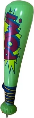 Obrázek produktu pro Baseballová pálka 40 cm nafukovací, barevná hračka pro narozeniny, oslavy a karneval