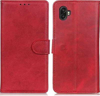 Produktbild von Samsung Galaxy Xcover 6 Pro Hülle - Coverup Luxus Klapphülle - Rot