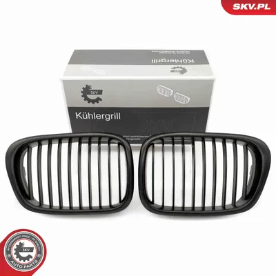 Produktbild von ESEN SKV 66SKV158 Kühlergrill Frontgrill für BMW 5 Limousine (E39) Schwarz-Matt