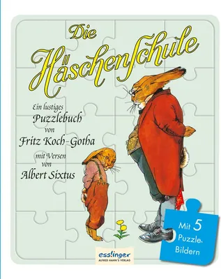 Produktbild von Die Häschenschule: Ein lustiges Puzzlebuch: mit 5 Szenen aus dem Nostalgie-Klassiker als Puzzle