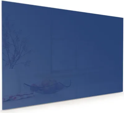 Produktbild von Küchenrückwand Spritzschutz Glas mit Motiv Marineblauer Hintergrund III 40 x 40 cm