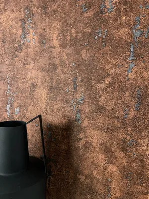 Produktbild von NEWROOM Tapete Braun Vliestapete Beton - Betontapete Modern Rost Grau Putz Lava Naturstein Industrial Glanz