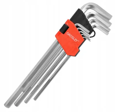 Produktbild von SATA Satz langer Innensechskantschlüssel GR54002 9-teilig CRV-Stahl