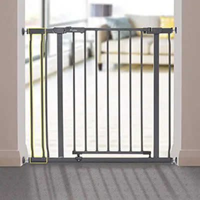 Immagine prodotto di Dreambaby AVA Gate - Barriera di sicurezza con estensione di 9 cm (altezza 76 cm) - grigio