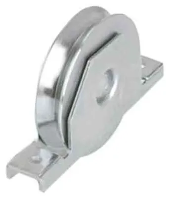 Obrázek produktu pro Kolečko s vnitřním uložením Ø 120 mm - 2 kuličková ložiska - V hrdlo - IBFM - 393120A