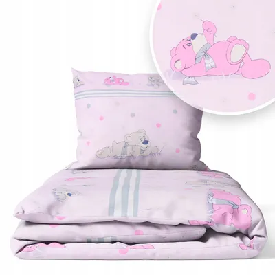 Produktbild von Kinderbettwäsche 90x120 Baumwolle Baby Bettwäsche Set 90x120 + 40x60 Kissenbezug Jungen & Mädchen Kleinkind Bettbezug