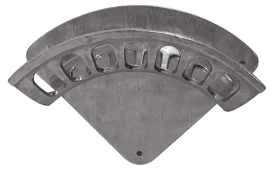 Aluminium Wand-schlauchhalter Aluguss Qualität Wandschlauchhalter Garten Schlauchhalter Gartenschlauchhalter Kabelhalter Wandhalter Verzinkt Gr.3 152327 Metall Silber Gartenschlauch Schlauch Wand 152327 24202 4050049242028
