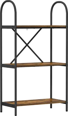 Image de vidaXL Bibliothèque Chêne fumé 60 x 30 x 109 cm Bois composite