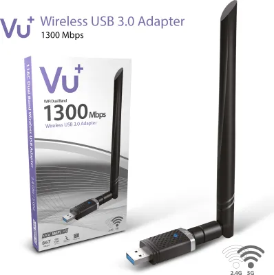 Immagine prodotto di VU+ WLAN Stick 1300 Mbps incl. antenna 6dBi