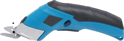 Zdjęcie produktu dla Elektryczny nóż do cięcia, ergonomiczna konstrukcja, akumulator, niebiesko-czarny