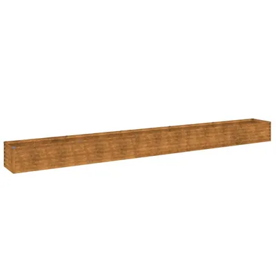 Zdjęcie produktu dla vidaXL Podwyższone łóżko 482x50x36 cm stal corten