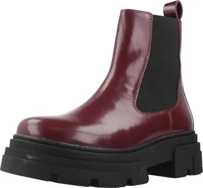 Zdjęcie produktu dla Tommy Hilfiger Th Shiny Leather Chelsea Bordeaux