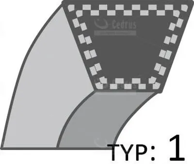 Obrázek produktu pro Hnací řemen John Deere /12,7x2233/ RO14365