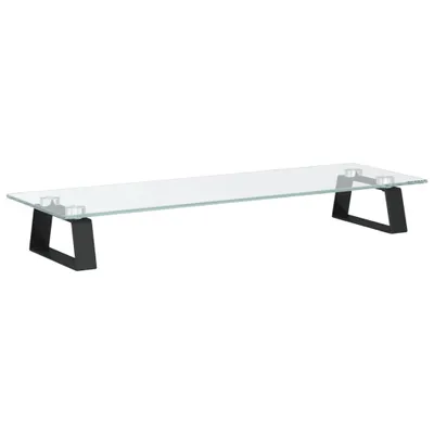 Produktbild von vidaXL Monitorständer Schwarz 60x20x8 cm Hartglas und Metall