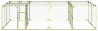 Obrázok produktu pre vidaXL Kurník 800x400x200 cm Masívne drevo Impregnovaná borovica