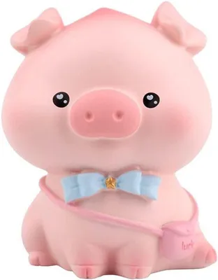 Produktbild von Auto Ornament Varken mit Schüttelkopf - Rosa