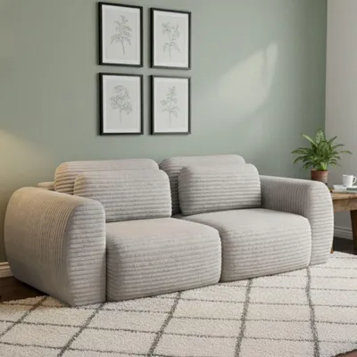 Immagine prodotto di Golgi - Divano Letto 2 Posti, 266x121 cm Bianco, Contenitore