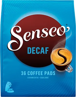 Zdjęcie produktu dla Senseo – kapsułki z kawą Douwe Egberts o Decafe, 36 sztuk | Opakowanie zawierające 36 sztuk