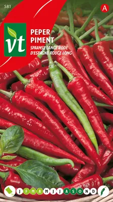Produktbild von Paprika Spanisch Lang Rot Samen - Ca. 1 gr | VT_581
