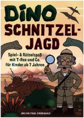 Obrázok produktu pre Dino Schnitzeljagd Spiel - Auf Schatzsuche mit Dinosauriern in der Urzeit