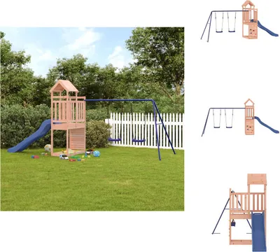 Produktbild von vidaXL Spielturm Massivholz Douglasie -  Schaukeln & Spieltürme