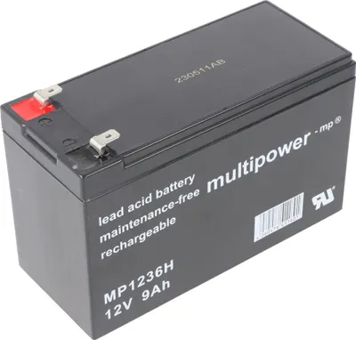 Produktbild von Multipower MP1236H Original Multipower Akku 12 Volt 9000mAh