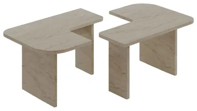 Image de CALICOSY - Lot de 2 tables basses L90 cm - ADEL