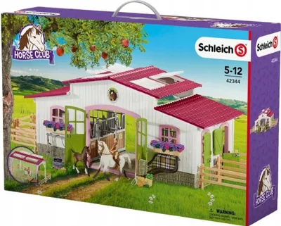 Produktbild von Schleich Reiterhof mit Reiterin und Pferden; 42344