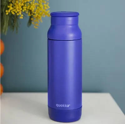 Obrázok produktu pre Quokka Pulse Smartgrip, termoska z nerezovej ocele Dusk Blue, 700 ml, 40294