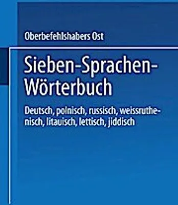 Produktbild von Sieben-Sprachen-Wörterbuch