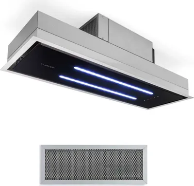Produktbild von High Line Deckenhaube 77 cm 410 m3/h 75W 3 Stufen Fernbedienung schwarz