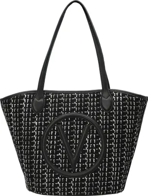 Produktbild von Elegante Schwarze Damentasche mit Karabinerhaken & Reißverschluss