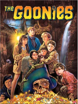 Image de Les Goonies - imprimé "One Sheet", Papier PM10640 (40 cm x 30 cm) (Bunt)