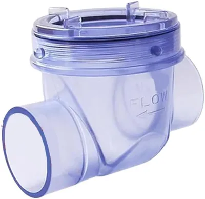 Produktbild von Rückschlagventil PVC Transparent 1 Stk, Für Abwasserleitung 50 Mm, Für Haus Und Industrie