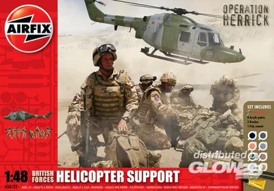 Produktbild von Airfix British Forces - Helicopter Support 1:48, A50122