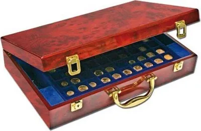 Produktbild von SAFE Münzenkoffer Premium mit 6 Tableaus