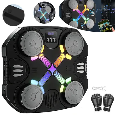 Produktbild von Musik-Boxmaschine, Sport-Spielzeug, Wandmontiertes Musik-Boxmaschine, Geschenk für Jungen und Mädchen im Alter von 3 4 5 6 7 8 Jahren