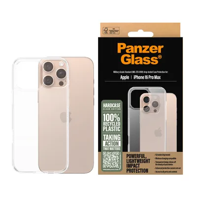 Obrázek produktu pro PanzerGlass ® HardCase Transparent iPhone 16 Pro Max, Obal, Apple, Apple - iPhone 16 Pro Max, Průhledná