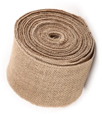 Juteband 10 m, 10 cm breit, natur, Tischläufer, rustikale Deko, Hochzeit