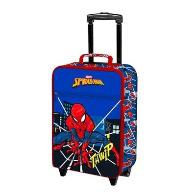 Produktbild von Spiderman Reise-Trolley-Koffer (halbstarr)